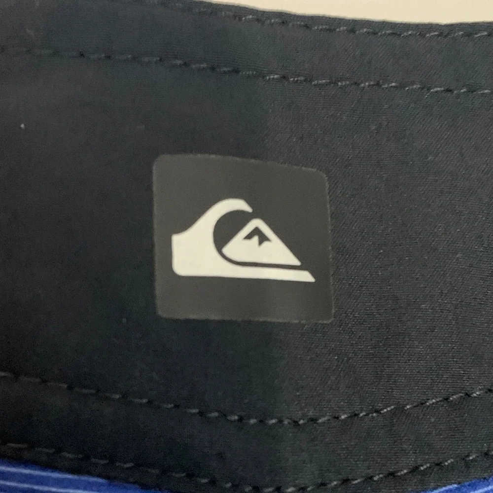 Quiksilver Kids‎ Blue and Black Swim Trunks